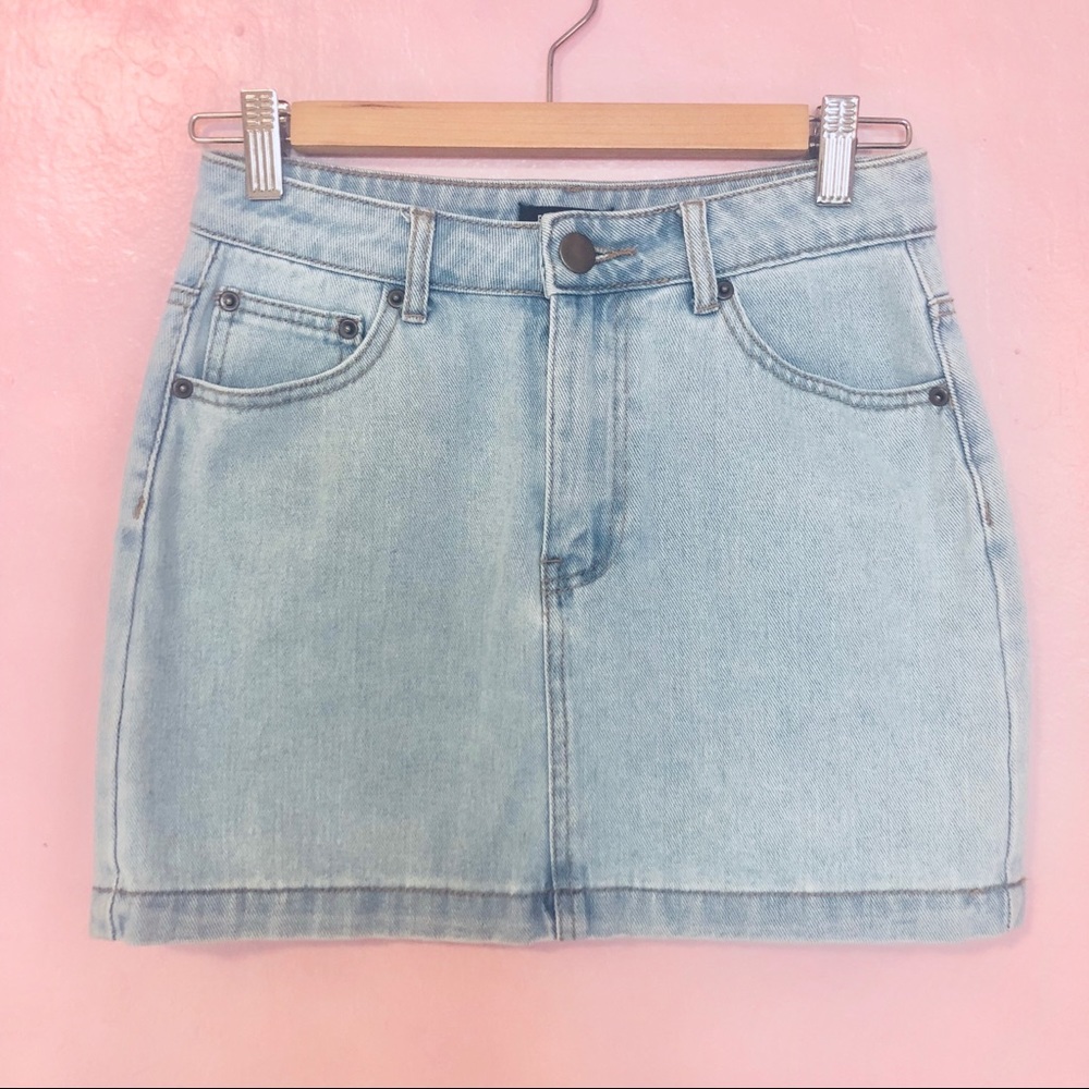 Mini jeans skirt